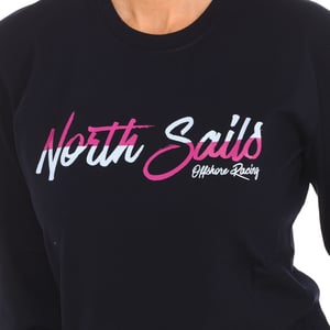 Sudadera de manga larga y cuello redondo 9024250 mujer