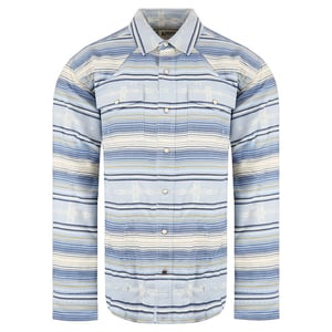 Ariat Auburn Camisa azul para hombre