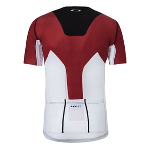 Camiseta de ciclismo rojo de manga corta de Oakley Camiseta