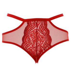 Braguita culotte de encaje con tira en la cintura 21681 mujer