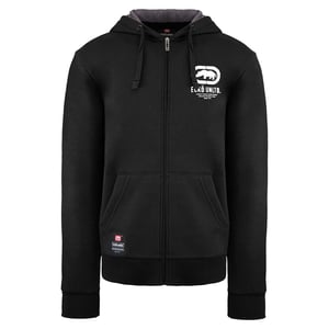 Ecko Unltd. Chaqueta de pista negra para hombre de cornisa