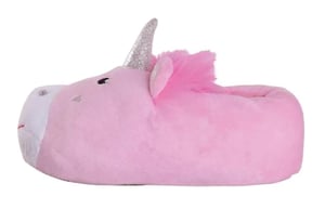 Zapatillas de Peluche Unicornio Rosa para Niños | Regalo para Ella | Navidad - Rosa
