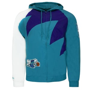 Mitchell y Ness Charlotte Hornets Mens Jaqueta azul