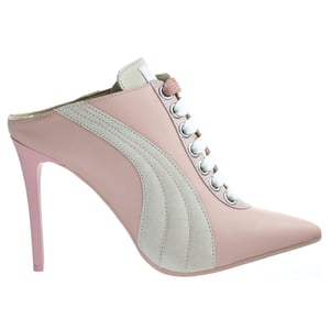 Puma mula tacones zapatos para mujer rosados