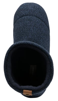 Pantuflas de bota de interior para hombre | Dunlop | Espuma con memoria | Hogar Casa Dormitorio | Suela dura | Gran regalo para él - Azul marino