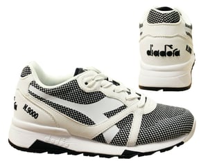 Diadora N9000 Arrowhead Mens Entrenadores blancos/negros