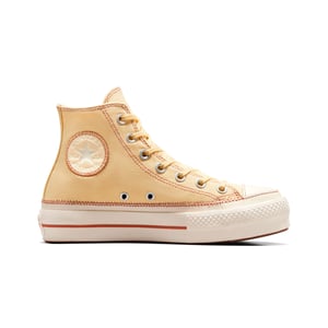 ZAP.MODA SRA CHUCK TAYLOR ALL STAR LIFT PLATFORM CONTRAST STITCHING MARRON