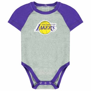 NBA Los Ángeles Lakers Recién nacidos 3 piezas de vapor Bab y bottie Set VK2N1BCPY LAK