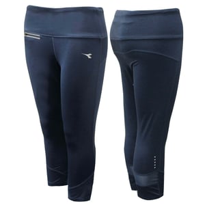 Diadora Womens Navy 6/8 leggings