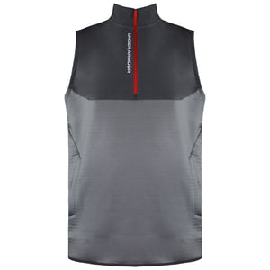 Under Armour Storm Half Zip Up Meneveless Grey Mens Daytona Vest 1366281 031