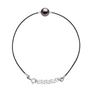 Pulsera de enlace Amor Tahitian Pearl Ronda 8-9 925