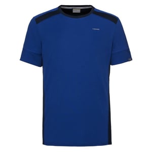 Camiseta azul de la cabeza uni para hombre