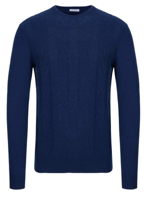 Jersey Malo Optimum de cachemir azul oscuro