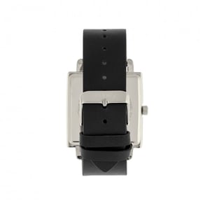 Simplifique el reloj con correa de cuero 5000