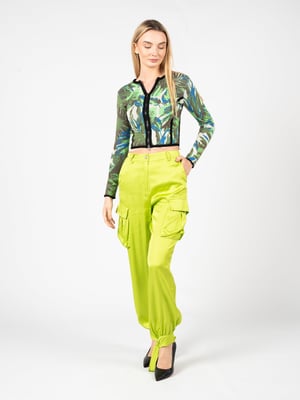Pinko Pantalones Panciotto de mujer verde