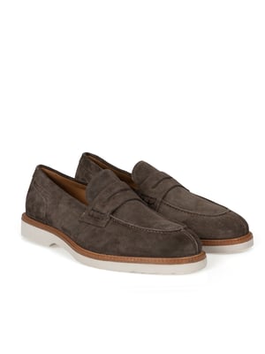 Geox Mocasines Gubbio del hombre marrón