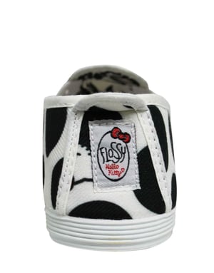 Estilo hilo dossy hello kitty mujer plimsolls blancos
