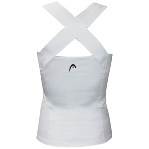 Cabeza de tenis de tenis Tiga de tanques blancos para mujeres