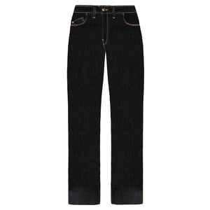 Emporio armani J33 Jeans de mujer con pierna ancha de pierna regular