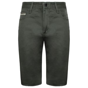 Vans fuera de la pared Covina para hombre pantalones cortos gris oscuro