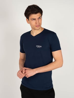 Camiseta Iceberg Hombre Azul