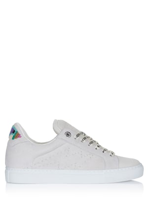 Zadig Voltaire Zapatos La Flash Folk Beads blanco
