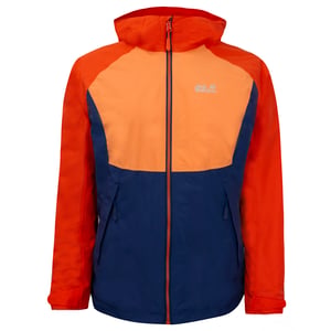 Jack Wolfskin Mount Isa 3in1 Womens Navy/Brown Chaqueta