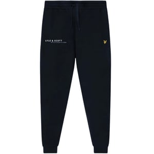 Pantalones deportivos azul marino con estampado coordinado de Lyle & Scott