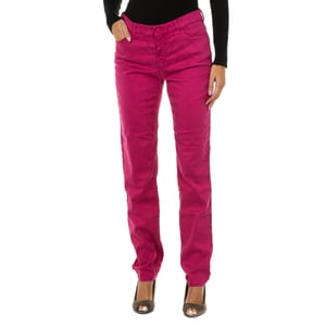 Pantalones largos de tejido elástico 6Y5J18-5N22Z mujer