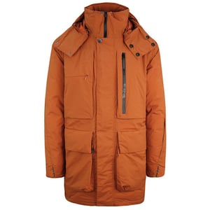 Jack Wolfskin Tech Lab Mens Brown Field Parka Parka