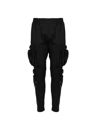 La Haine Inside Us Pantalones Cargo del hombre negro