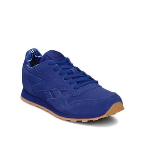 Reebok Classic TDC Lace-up Blue Leede Leather Kids Trainers BD5052