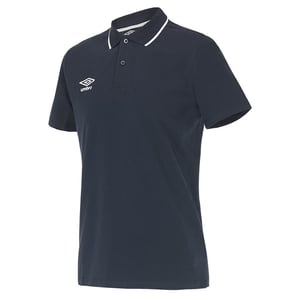UMBRO Collar de manga corta azul marino para hombre polo piqué 65703u y70