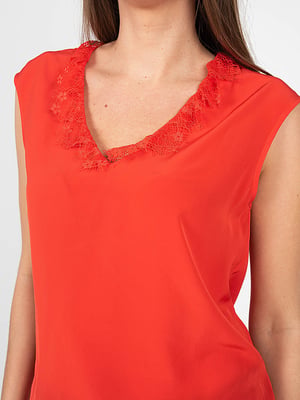 Pinko Top Abbuffato 1 de mujer rojo
