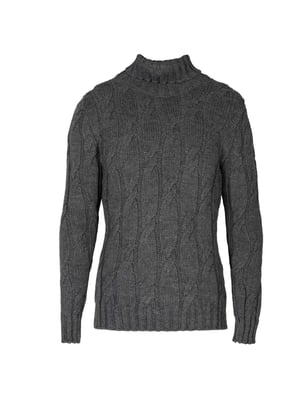 Xagon Man Suéter Turtleneck del hombre Gris