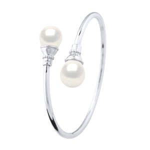 USTED Y ME PROLACELA DE AGUA AGUTA Pearl White and Black 11-12 mm 925
