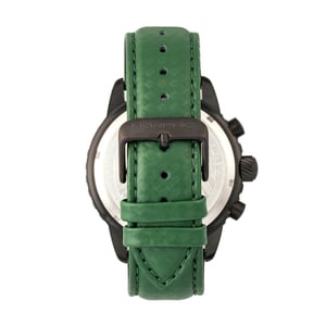 Reloj con correa de cuero y cronógrafo Morphic serie M51 con fecha