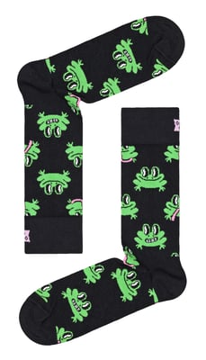 Happy Socks - Calcetines con diseño de rana - Gran regalo - Rana