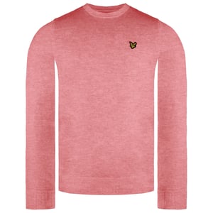 Suéter rosa para hombre Lyle & Scott Merino