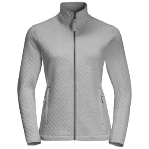 Jack Wolfskin Nueva chaqueta gris para mujer Nauk Mila