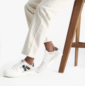Zapatillas CLÁSICAS CUPSOLE para Hombre Blanco Brillante/Negro