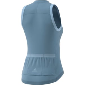 Chaleco de ciclismo azul adidas para mujer