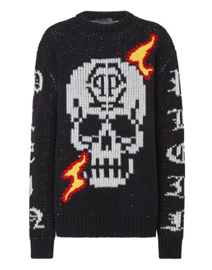 Jersey Cuello Redondo Skull