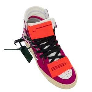 Off-White Off Court 3.0 Zapatillas altas de piel fucsia