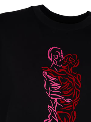 Les Hommes T-Shirt Love After Death del hombre negro