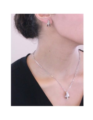 Conjuntos de aros Aurielle - Plata y cristal