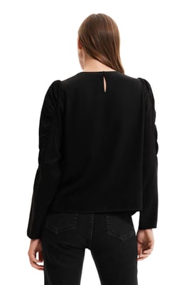 Blusa de Mujer Desigual en Negro