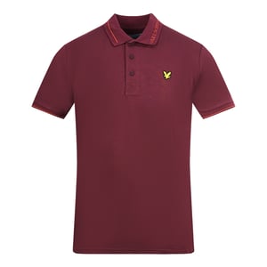 Polo con cuello con la marca Battle Rust de Lyle & Scott