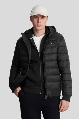 Chaqueta acolchada negro azabache