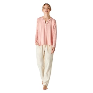 Pijama manga larga estampada JJBEP0501 mujer